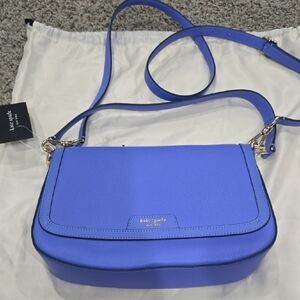 kate spade Dark Periwinkle leather crossbody bag
